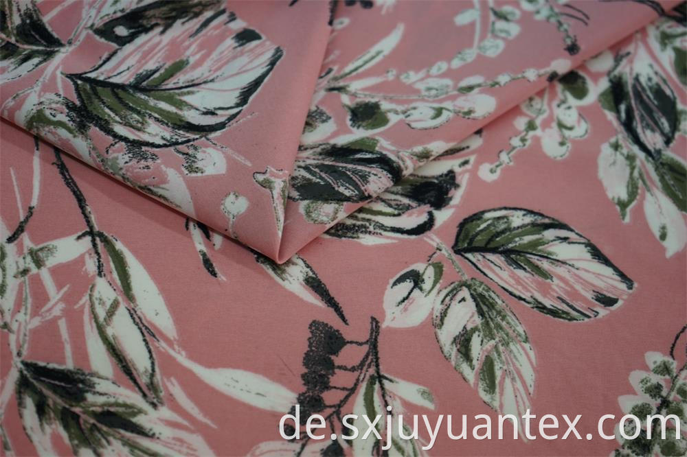 Spandex Plain Weave Print Fabric